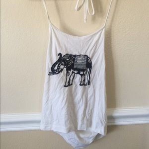 Halter top with elephant ❣