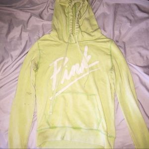 PINK green hoodie! ✨