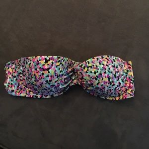 Victoria's Secret Strapless Swim Top