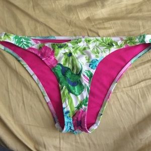 Hollister tropical bikini bottom size medium