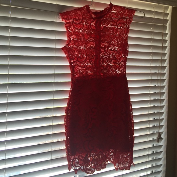 Red Lace Dress