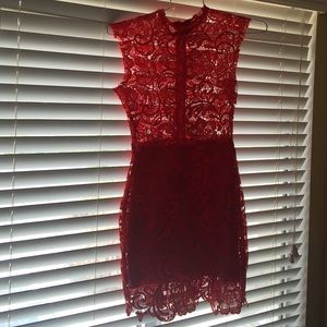 Red Lace Dress