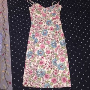 Floral spring/summer sun dress