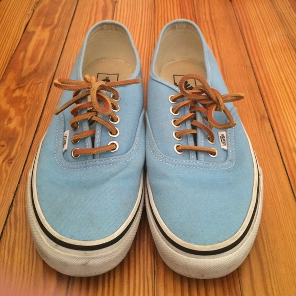 Light Blue Vans (women's 9/ men's 7.5)