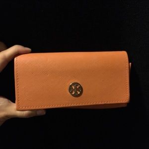 Authentic Tory burch sunglasses case.