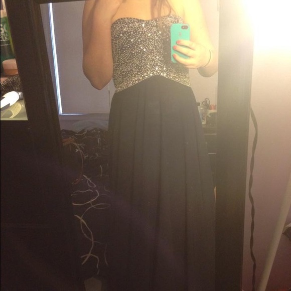 DLASS || Navy Blue Prom Dress