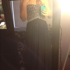 DLASS || Navy Blue Prom Dress