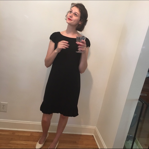 Black BabyDoll Dress Ruffle - Picture 4 of 4