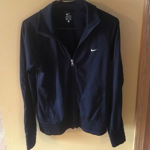 Nike women's sz M black lightweight jacket