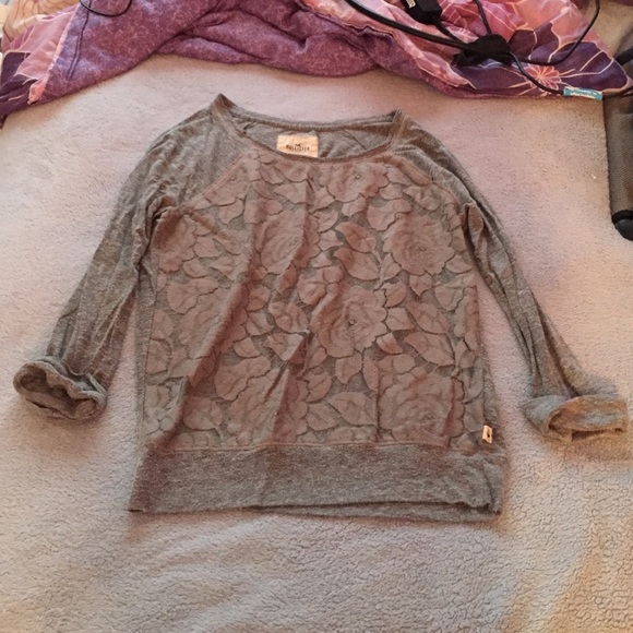 Floral lace shirt