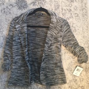 Lightweight blazer - Living Doll - black & white