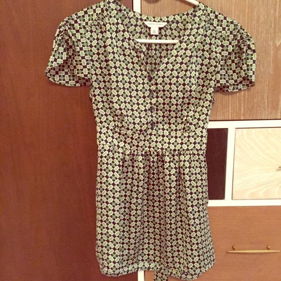 Banana Republic geometric print top
