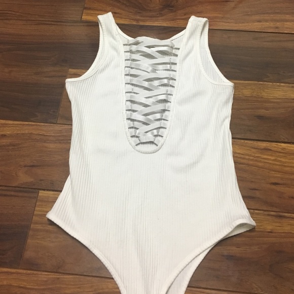 LF lace up body suit!