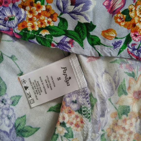 CLEARANCE Papaya Summer Floral Tie Back Sundress - Picture 3 of 3