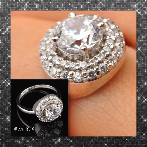 SOLD OUT🆕Solid 14K White Gold 2CT Round - Picture 2 of 4