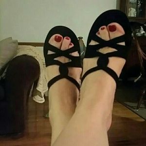 Via Spiga Silk Mule Sandal