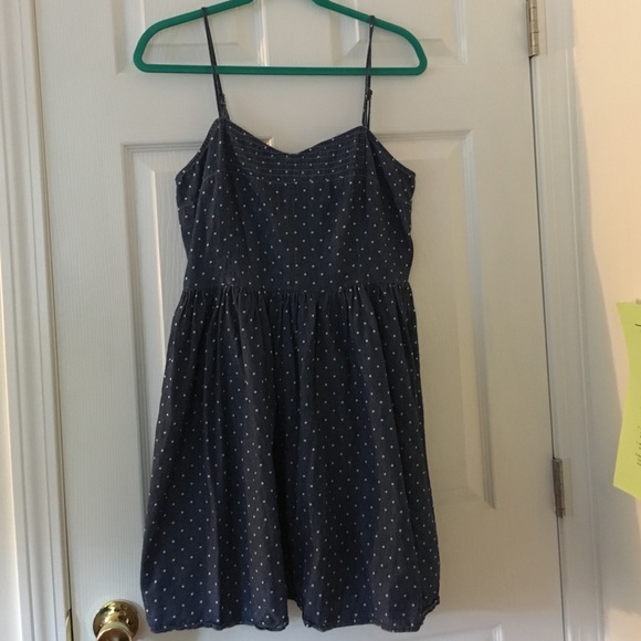 Blue Polk Dot Dress