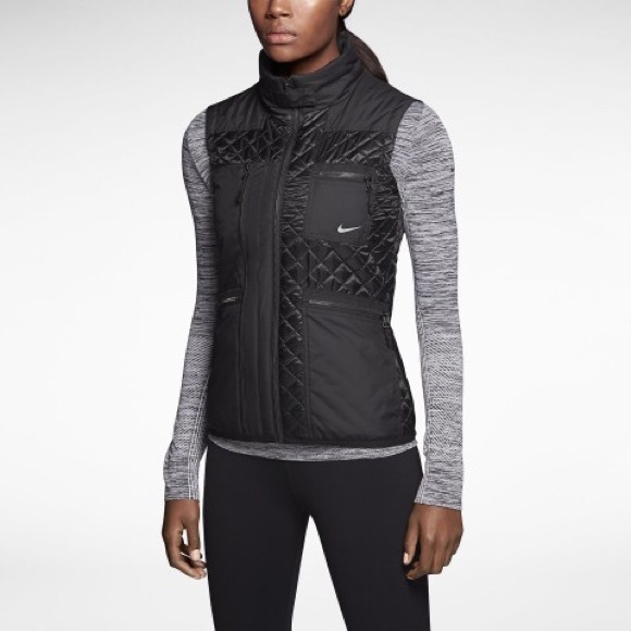 Nike women's black vest