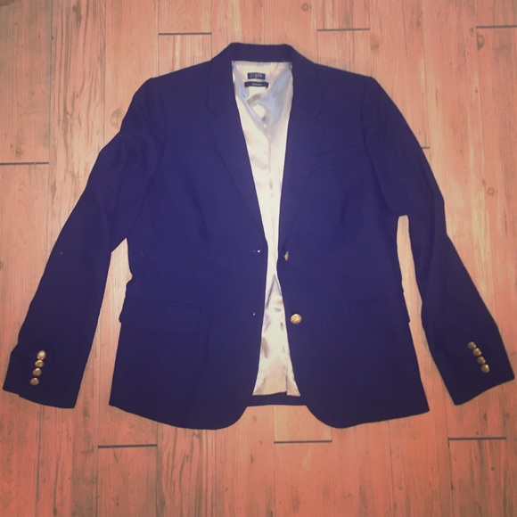 J Crew Navy schoolboy blazer