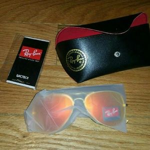 Orange Lens Ray Ban Aviators