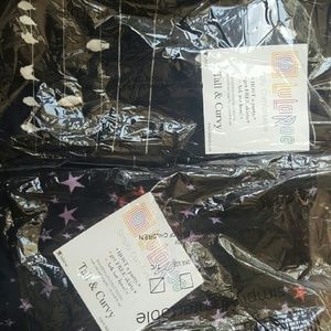 Stars (purple and pink)and Birds on a wire