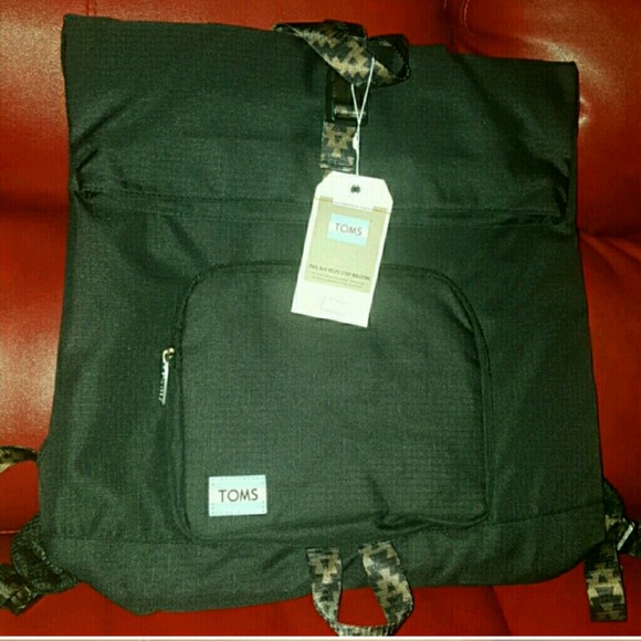 BLACK TOMS BACKPACK