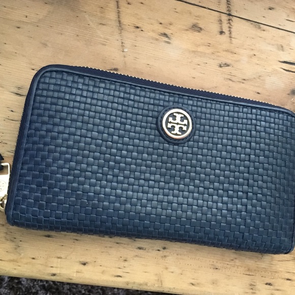 Tory Burch Handbags - Tory burch blue wallet