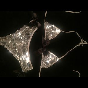 SILVER BLING BIKINI/ COSTUME