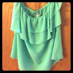 Turquoise tube top