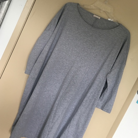 Gray oversized dress