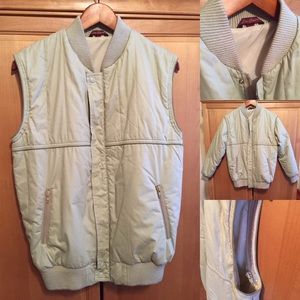 Khaki puffy vest/jacket combo - Size L - La Gain