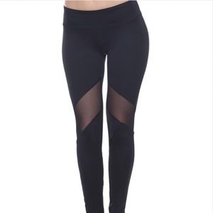 Electric yoga leggings