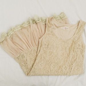 Tan Sleeveless Dress