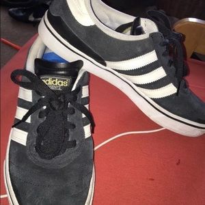 Adidas BUSENITZ White Black Skateboarding shoe