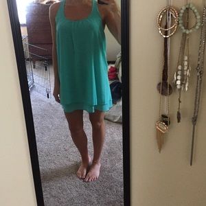 Teal dress