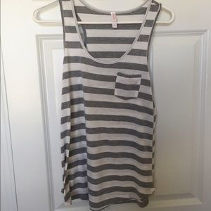 striped tank top