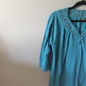 Eddie Bauer 3/4 Sleeve Top