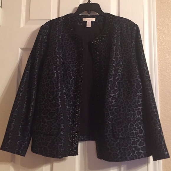 Chico's embellished blazer/jacket