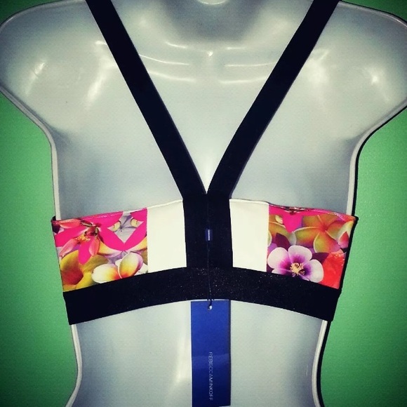 NWT Rebecca Minkoff Floral Sports Bra Extra Small - Picture 2 of 2