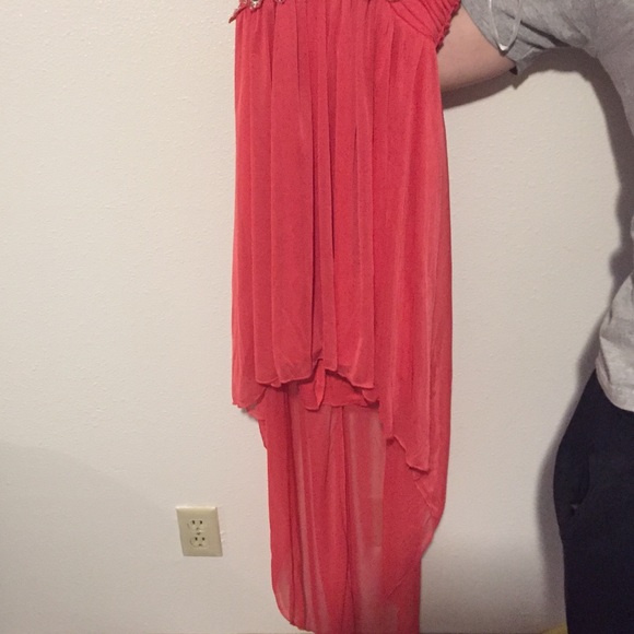 One strap coral dress - Picture 2 of 2