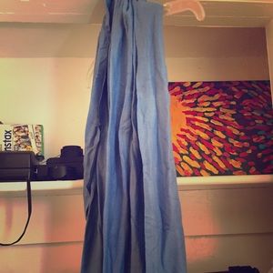 Blue pashmina style scarf/wrap