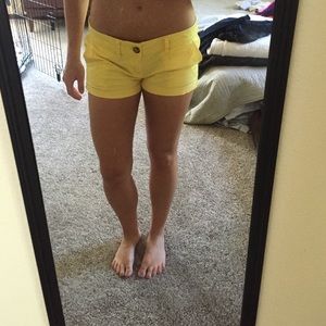 Yellow shorts