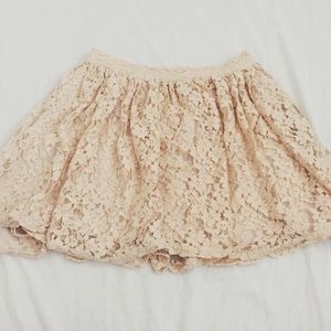 Lace Floral Skirt
