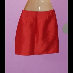 Red skirt