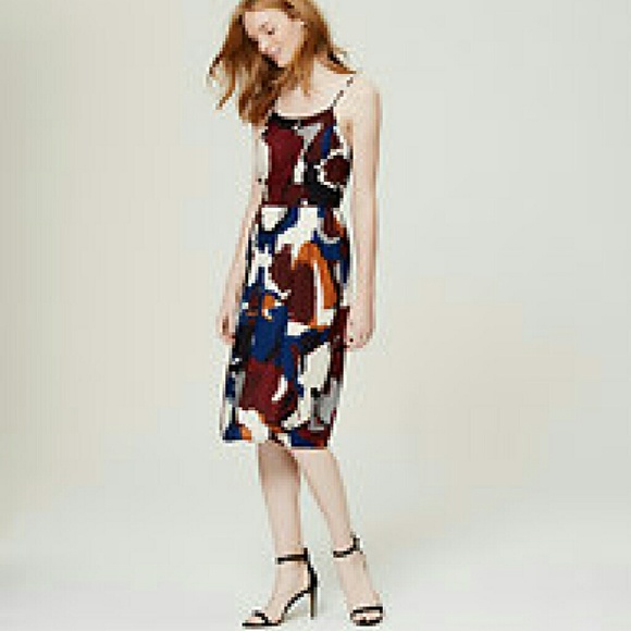 Painterly Midi Dress
