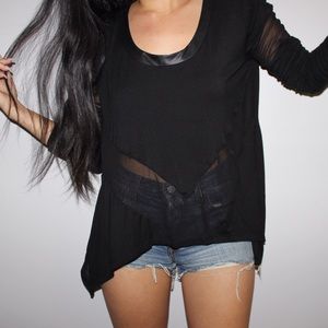 Nasty Gal Mesh Top