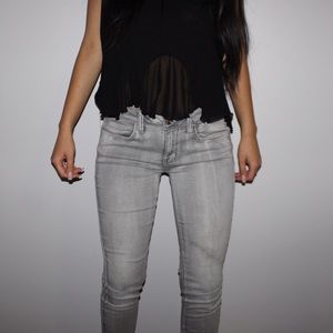 American Eagle Gray Jeans