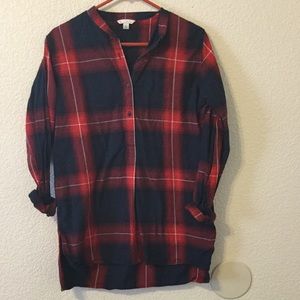 Gap Oversized Plaid Shirt