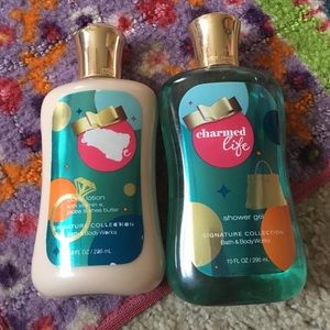 Body lotion and shower gel