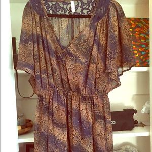 Target Xhilaration short sleeve dress with buttons